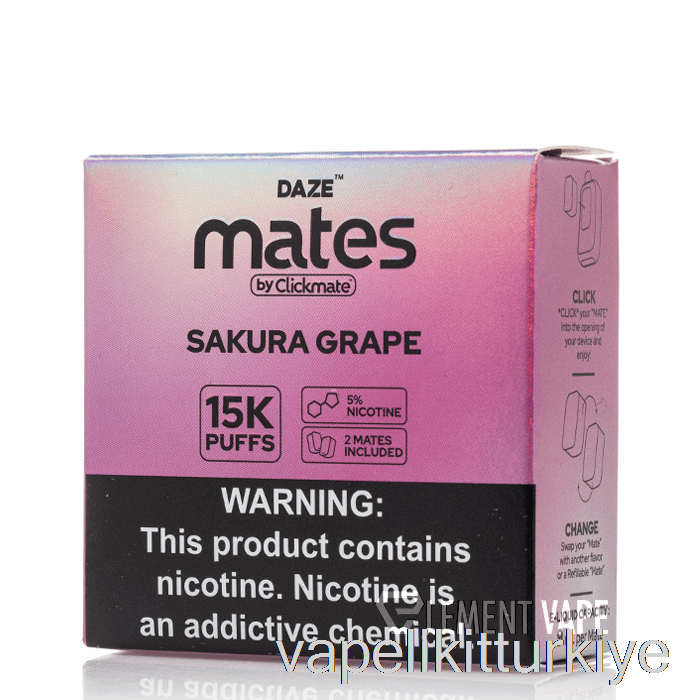 Vape Likit 7 Daze Mate Bakla Sakura üzüm